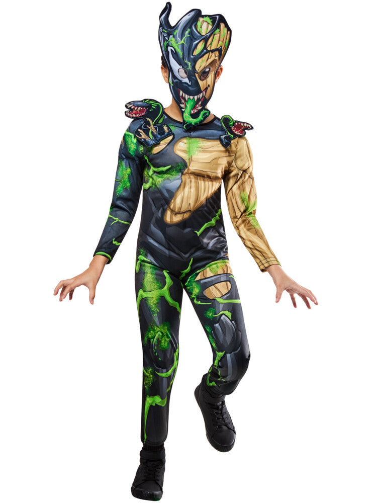 VENOMIZED GROOT DELUXE COSTUME, CHILD - 7-8 YRS - Back