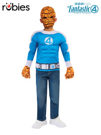 FANTASTIC FOUR - THE THING COSTUME, CHILD - 5-6 YRS - Front