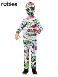 POP ART MUMMY COSTUME, CHILD - Front