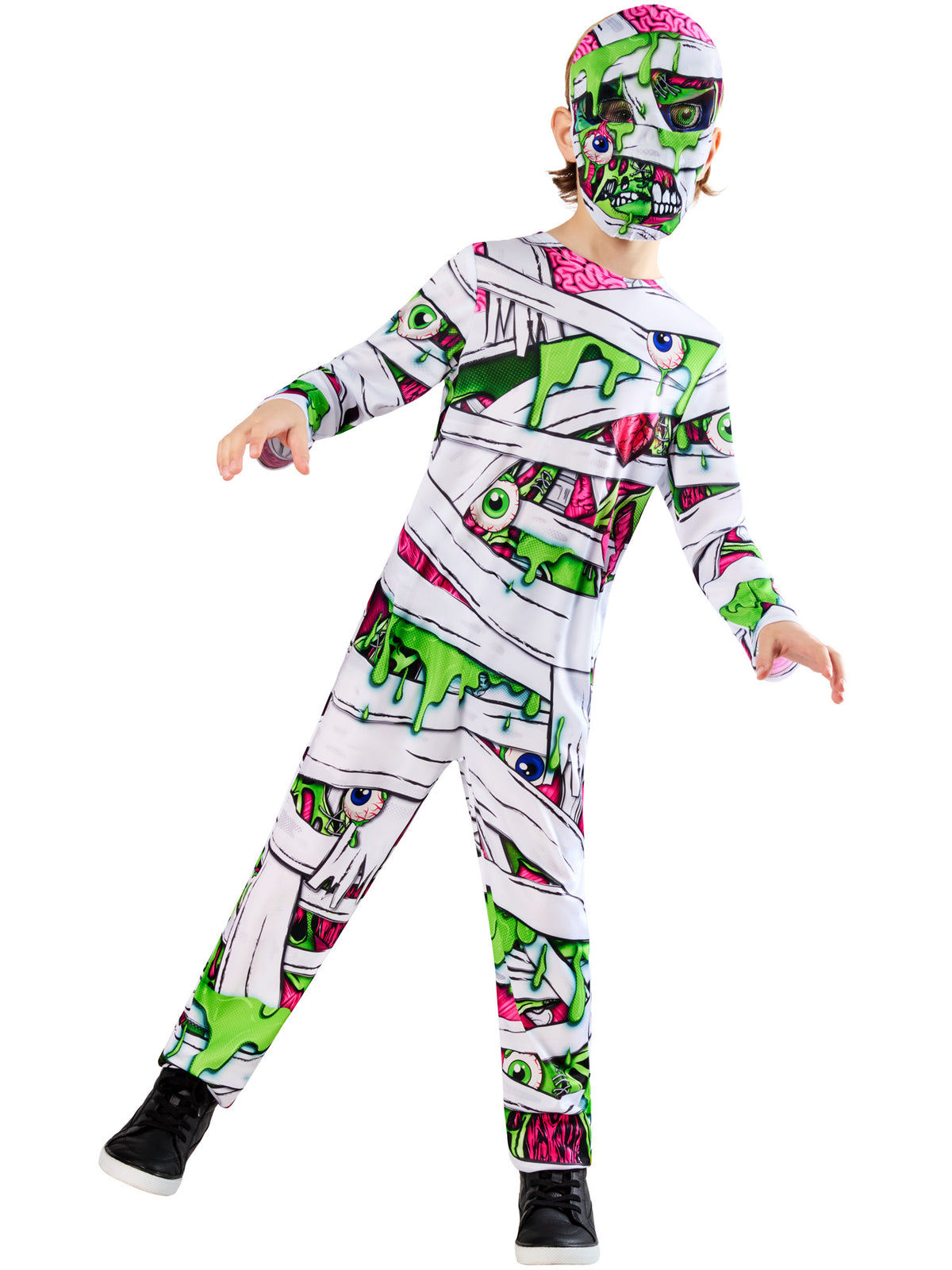 POP ART MUMMY COSTUME, CHILD - Side