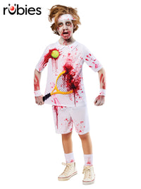 ZOMBIE ROTTER FEDERER COSTUME, CHILD - 7-8 YRS - Front