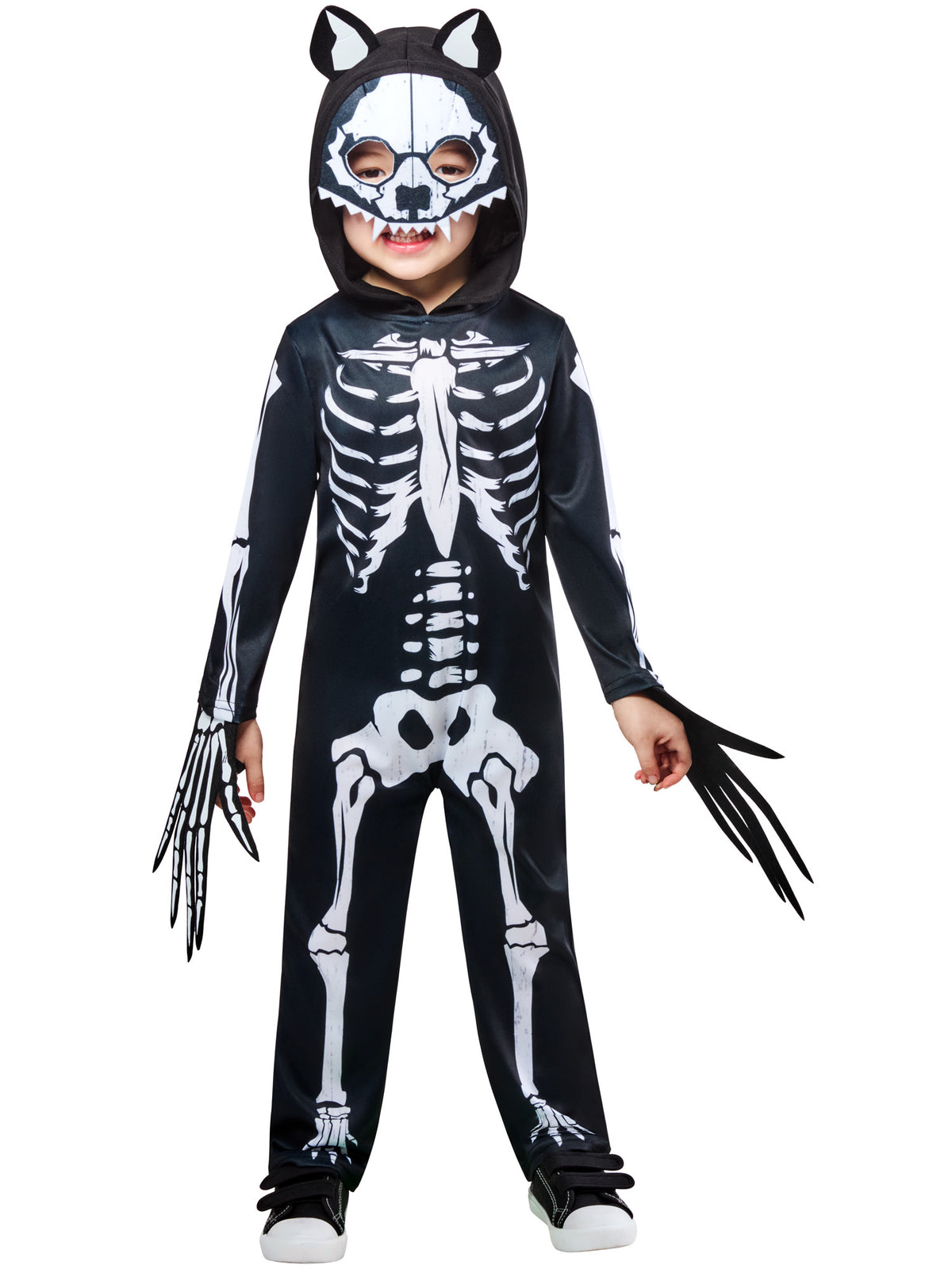 WEREWOLF SKELETON  COSTUME, CHILD - Back
