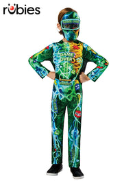 GAMER SKELETON COSTUME, CHILD - Front
