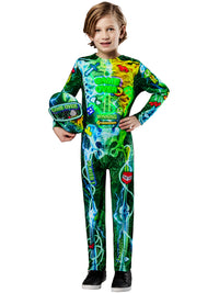 GAMER SKELETON COSTUME, CHILD - Back