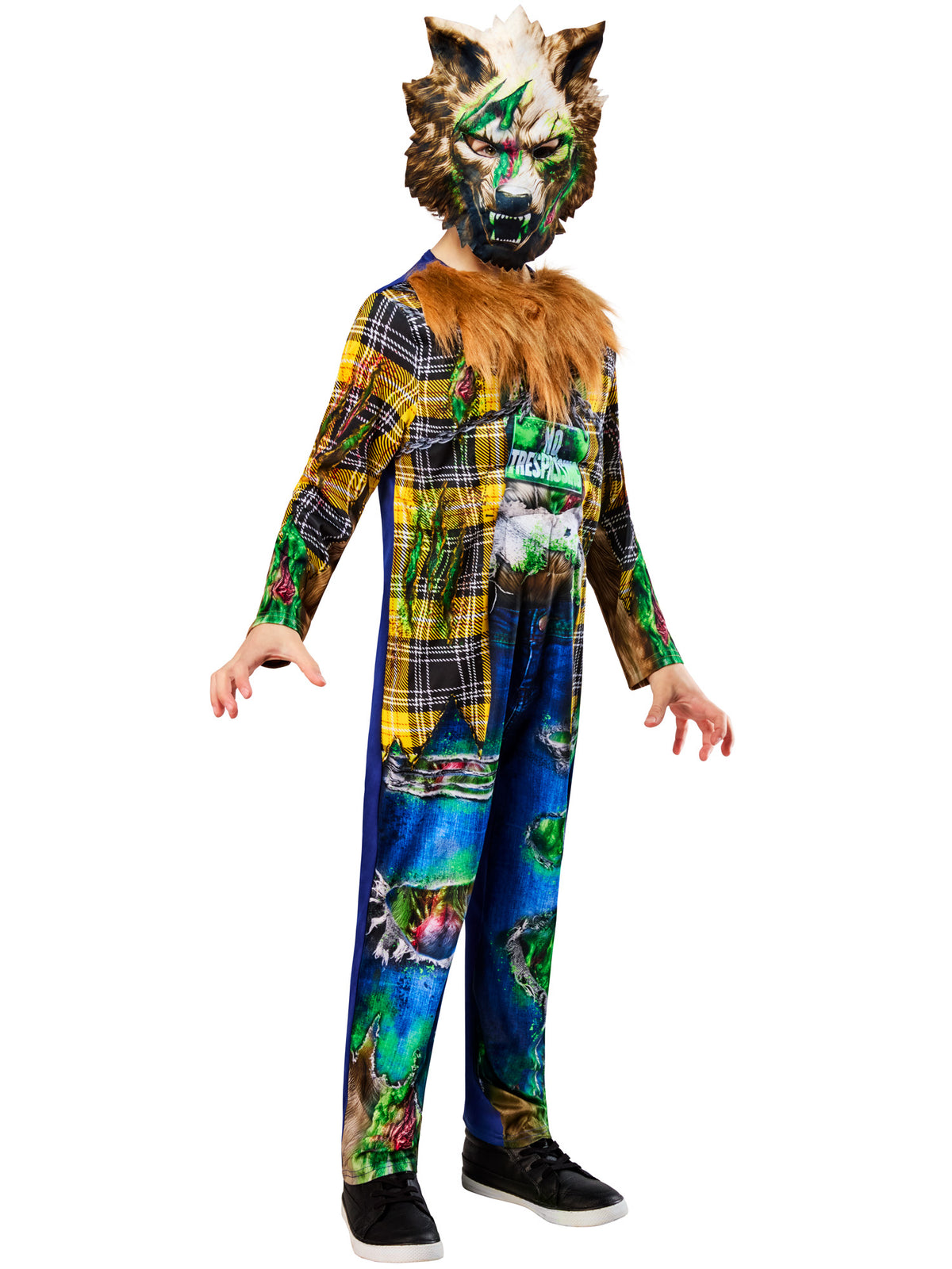 TOXIC WEREWOLF COSTUME, CHILD - Side