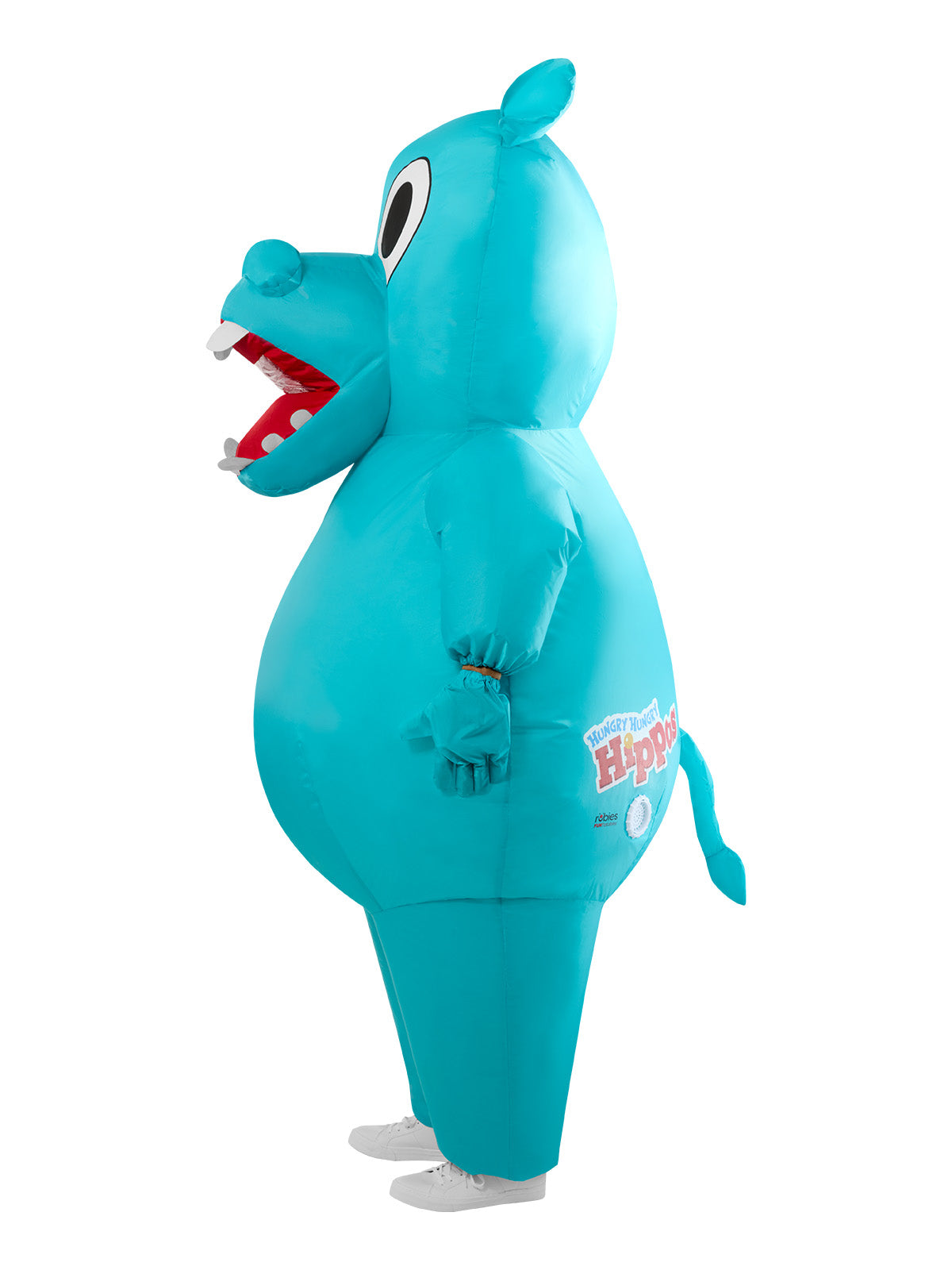 HUNGRY HIPPO INFLATABLE ADULT COSTUME - ONE SIZE - Side
