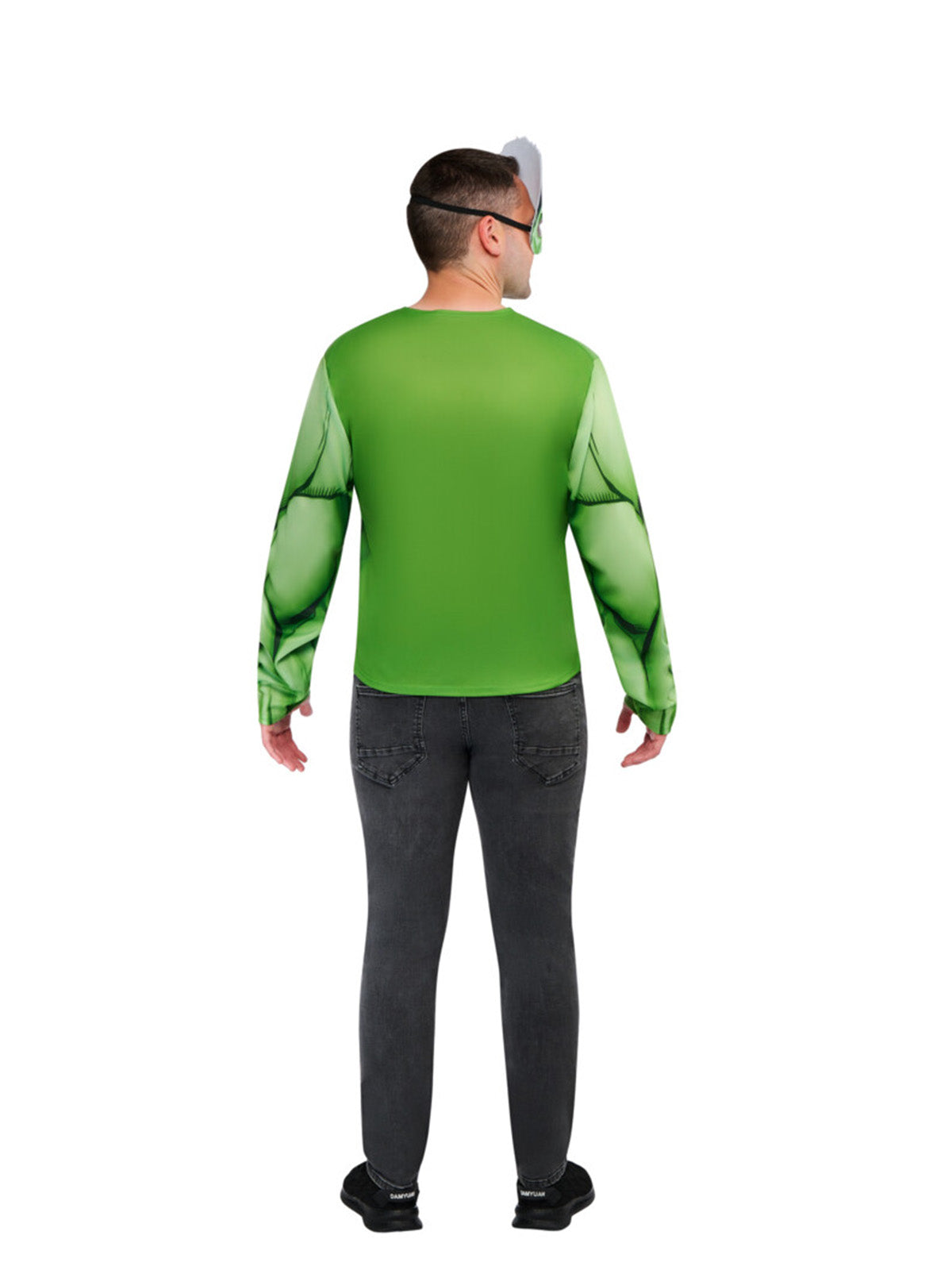 HULK COSTUME TOP &amp; MASK, ADULT - M-L