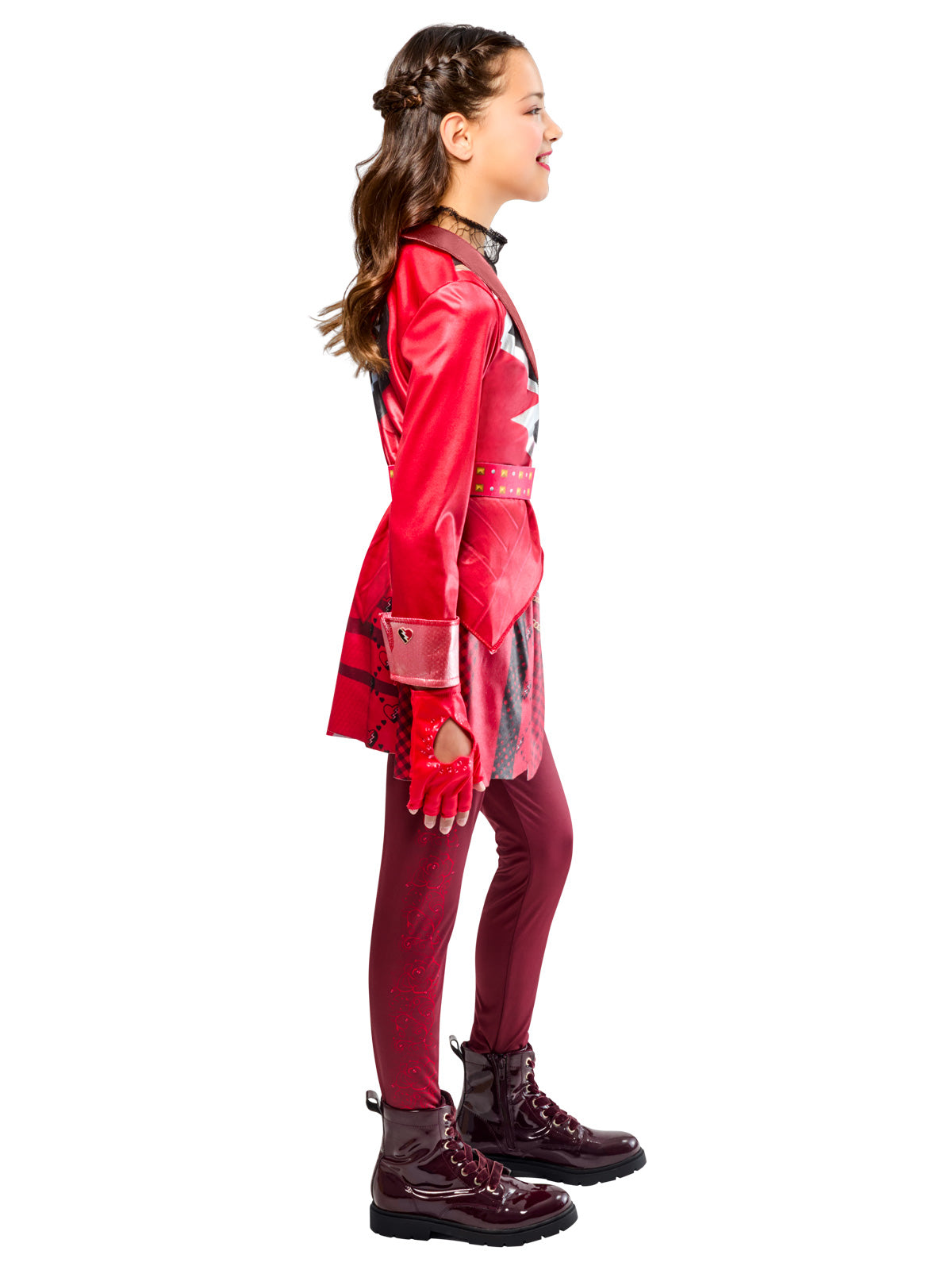 DESCENDANTS 5 - RED DELUXE COSTUME, CHILD - 9-10 YRS - Side