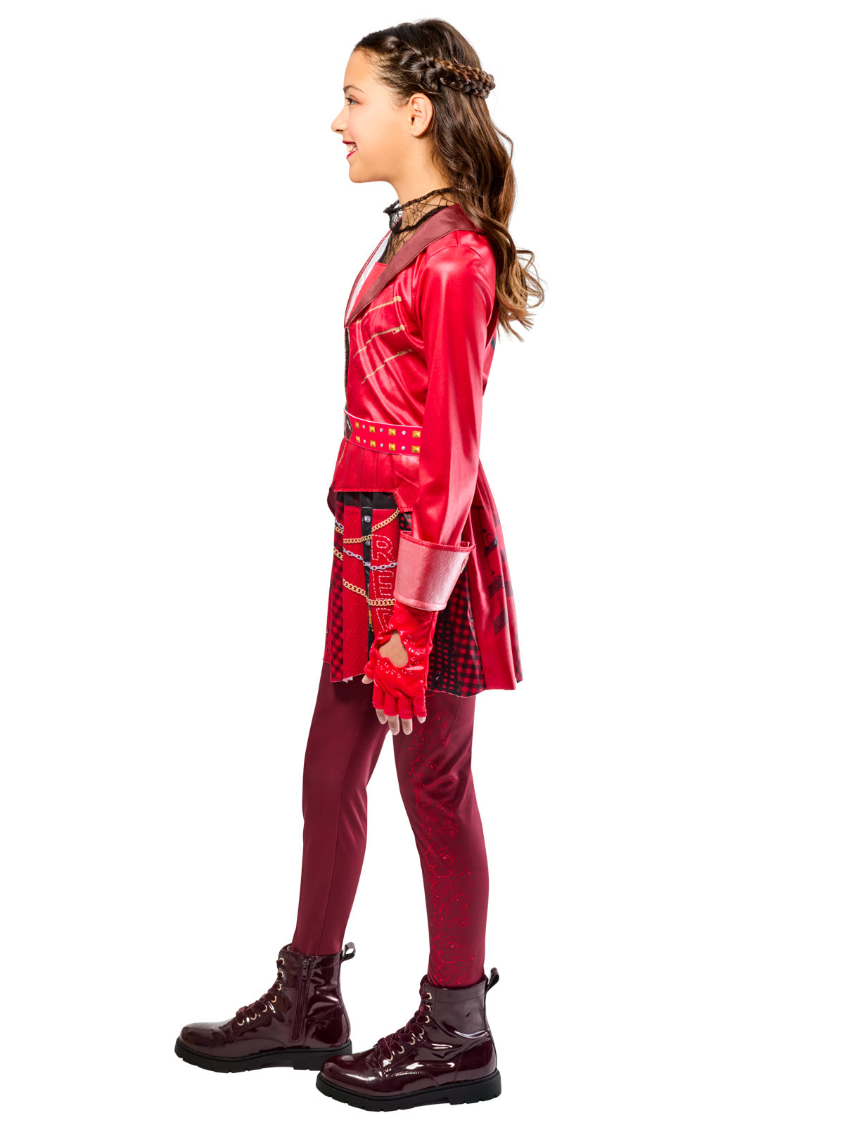 DESCENDANTS 5 - RED DELUXE COSTUME, CHILD - 9-10 YRS - Back