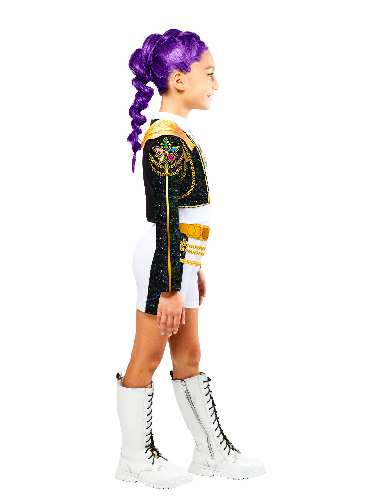 K-POP DEMON HUNTERS RUMI GOLD COSTUME, CHILD - Back