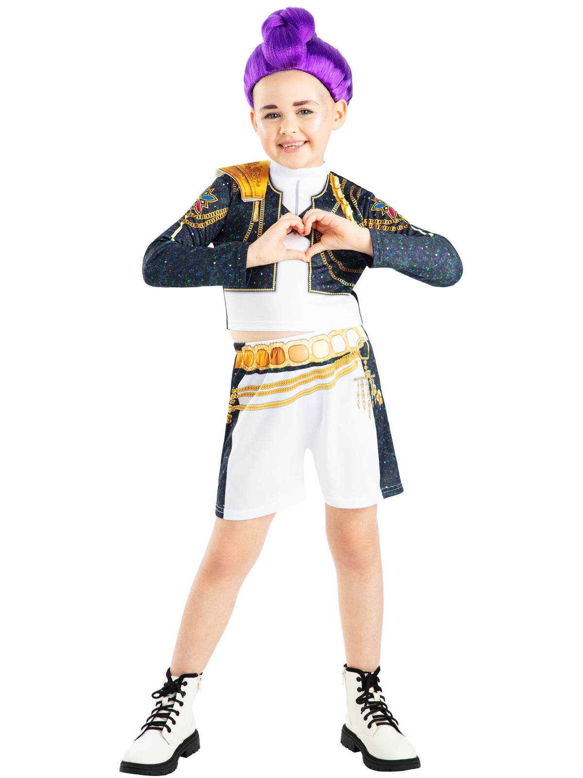 K-POP DEMON HUNTERS RUMI GOLD COSTUME, CHILD