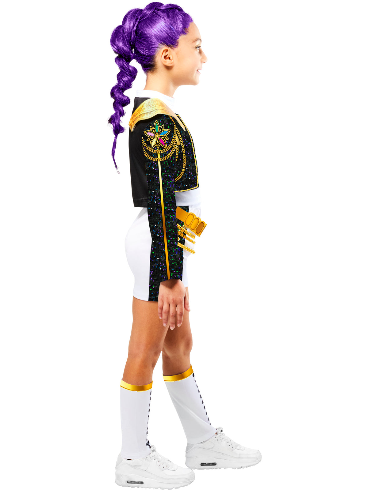 K-POP DEMON HUNTERS RUMI GOLD DELUXE COSTUME, CHILD
