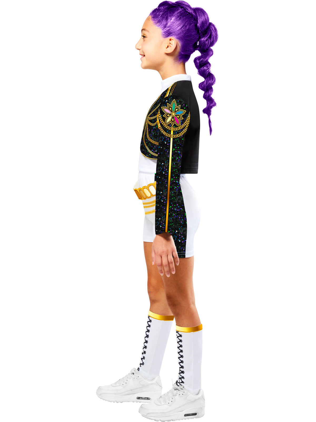 K-POP DEMON HUNTERS RUMI GOLD DELUXE COSTUME, CHILD