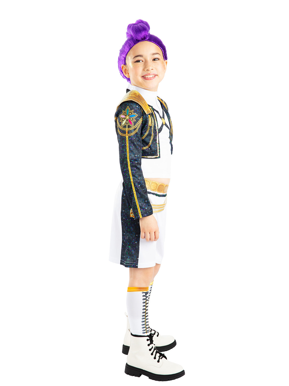 K-POP DEMON HUNTERS RUMI GOLD DELUXE COSTUME, CHILD - Back