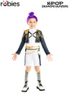 K-POP DEMON HUNTERS RUMI GOLD DELUXE COSTUME, CHILD - Front