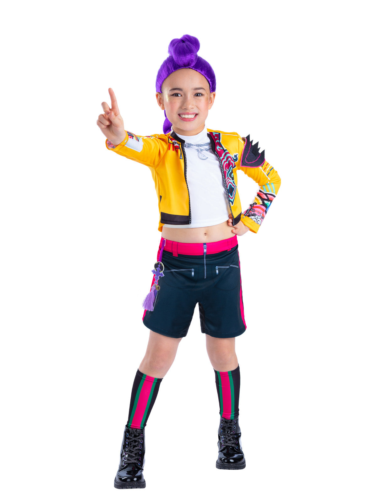 K-POP DEMON HUNTERS RUMI CORE COSTUME, CHILD - Back