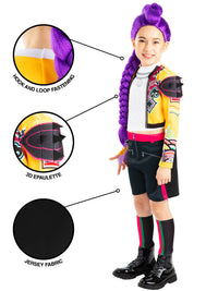 K-POP DEMON HUNTERS RUMI CORE COSTUME, CHILD