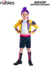K-POP DEMON HUNTERS RUMI CORE COSTUME, CHILD - Front