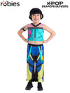 K-POP DEMON HUNTERS ZOEY COSTUME, CHILD - Front