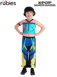 K-POP DEMON HUNTERS ZOEY COSTUME, CHILD - Front