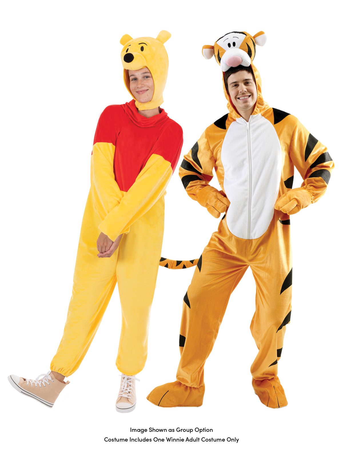 WINNIE THE POOH DELUXE ONESIE, ADULT - Packaging