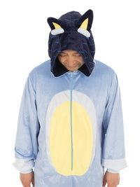 BLUEY BANDIT 'DAD' ONESIE COSTUME, ADULT - Packaging