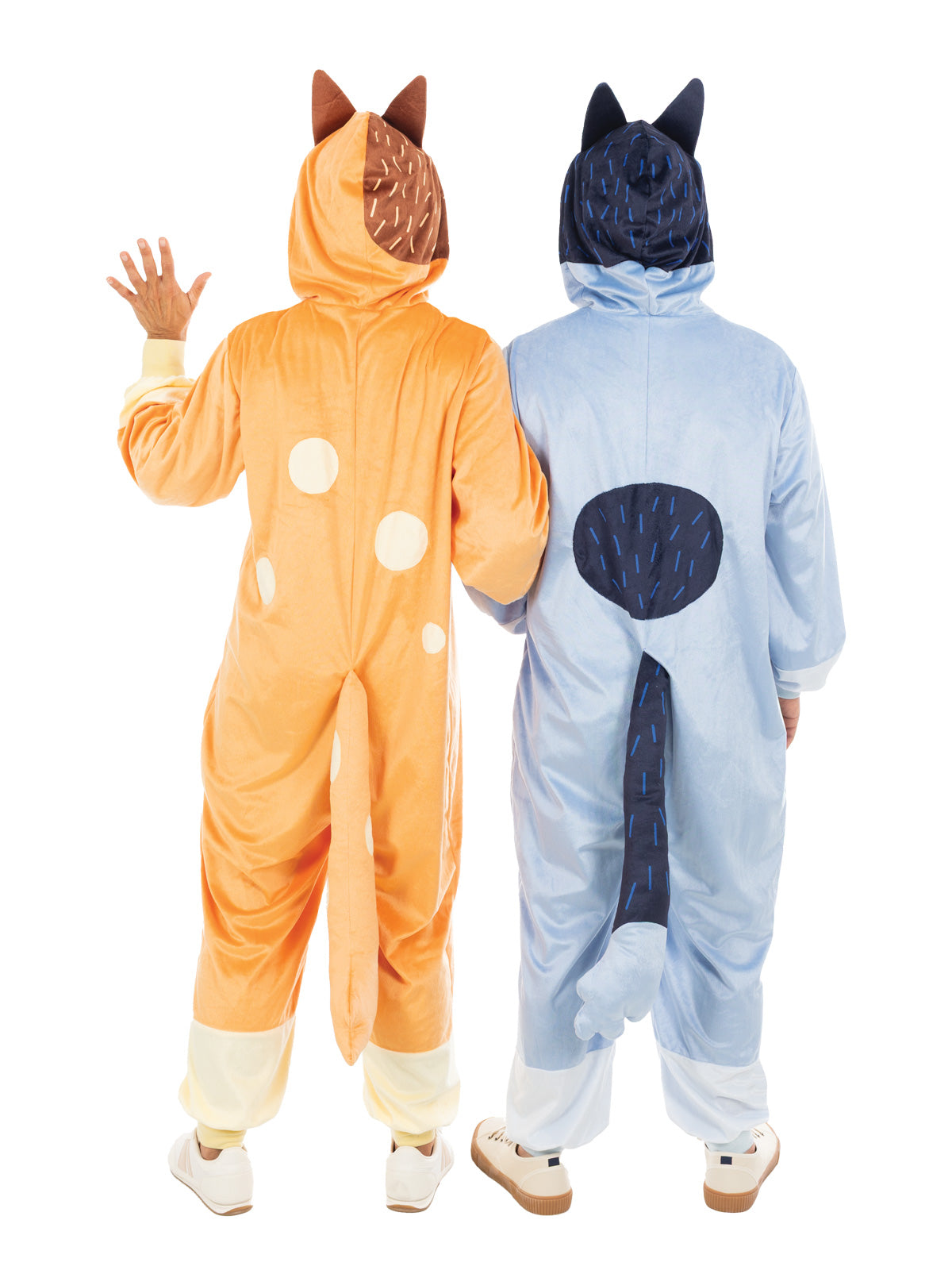 BLUEY BANDIT 'DAD' ONESIE COSTUME, ADULT