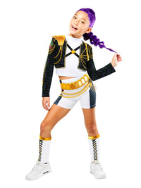 K-POP DEMON HUNTERS RUMI GOLD HYBRID COSTUME, CHILD - Back
