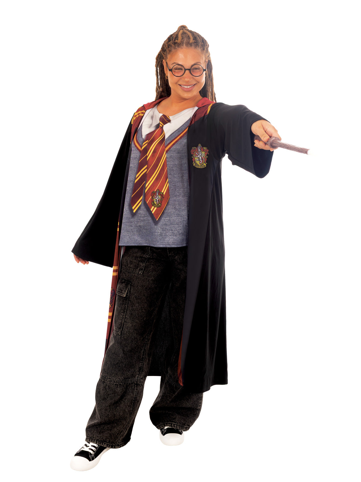 HARRY POTTER/GRYFFINDOR ROBE, ADULT - STD - Back