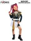 K-POP MIRA GOLDEN DELUXE COSTUME, CHILD - Front
