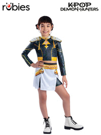 K-POP ZOEY GOLDEN DELUXE COSTUME, CHILD - Front