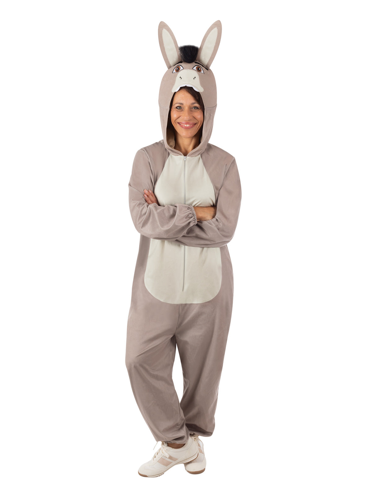 SHREK DONKEY ONESIE COSTUME, ADULT - Back