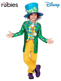 MAD HATTER BOYS DELUXE COSTUME (LARGE POLYBAG), CHILD - Front
