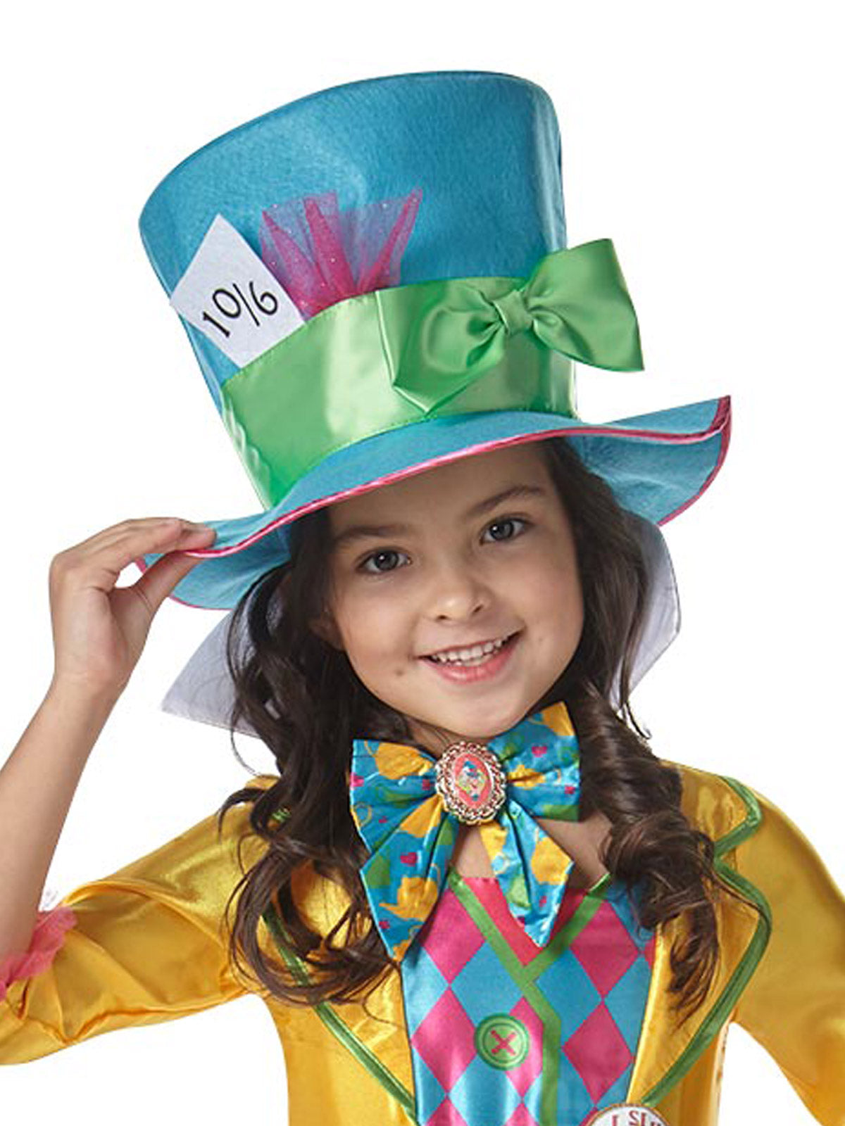 MAD HATTER GIRLS DELUXE COSTUME (LARGE POLYBAG), CHILD - Packaging