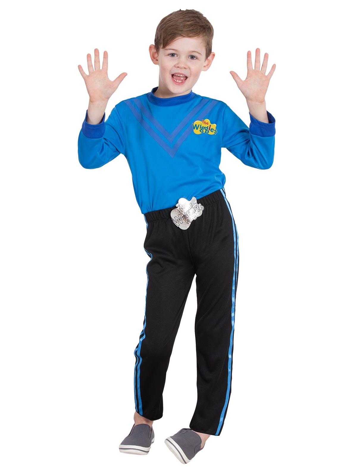THE WIGGLES BLUE DELUXE COSTUME, CHILD - Side