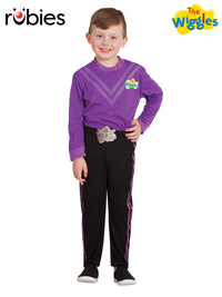 THE WIGGLES PURPLE DELUXE COSTUME, CHILD - Front