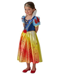 SNOW WHITE RAINBOW DELUXE COSTUME, CHILD - 6-8 YRS - Back