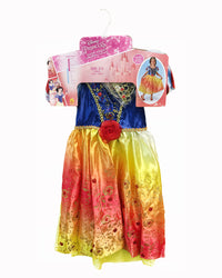 SNOW WHITE RAINBOW DELUXE COSTUME, CHILD - 6-8 YRS - Packaging