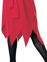 DEVIL GIRL COSTUME, CHILD - S - Side
