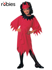DEVIL GIRL COSTUME, CHILD - S - Front