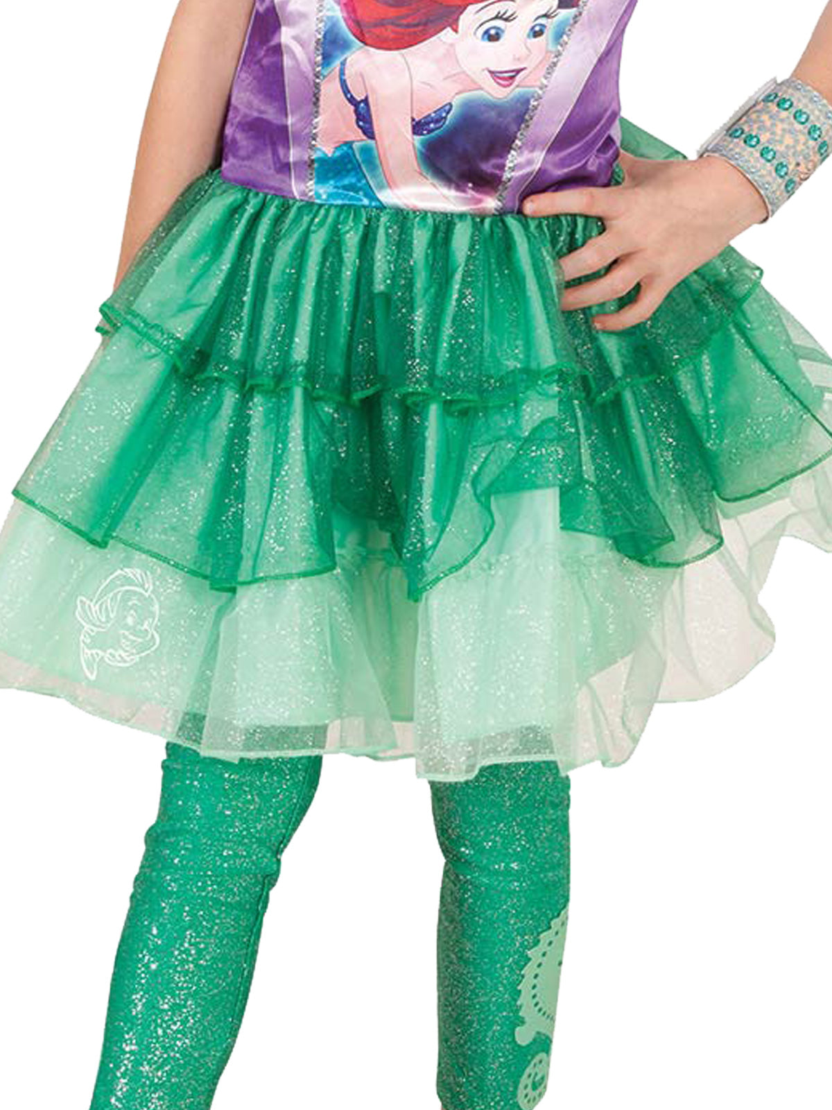 ARIEL HOODED DRESS, CHILD - Side