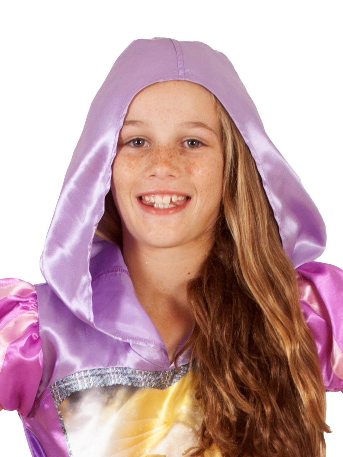 RAPUNZEL HOODED DRESS, CHILD - Back
