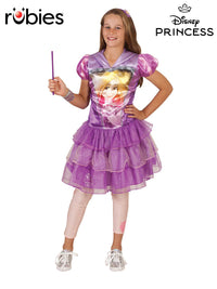 RAPUNZEL HOODED DRESS, CHILD - Front