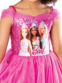 BARBIE &amp; FRIENDS PINK COSTUME - SIZE 4-6 - Back