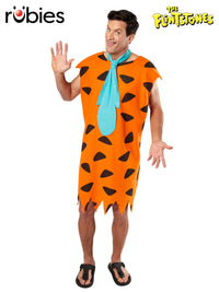 FRED FLINTSTONE COSTUME, ADULT - Front