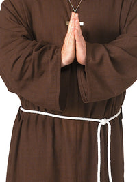 FRIAR TUCK MONK COSTUME, ADULT - Back