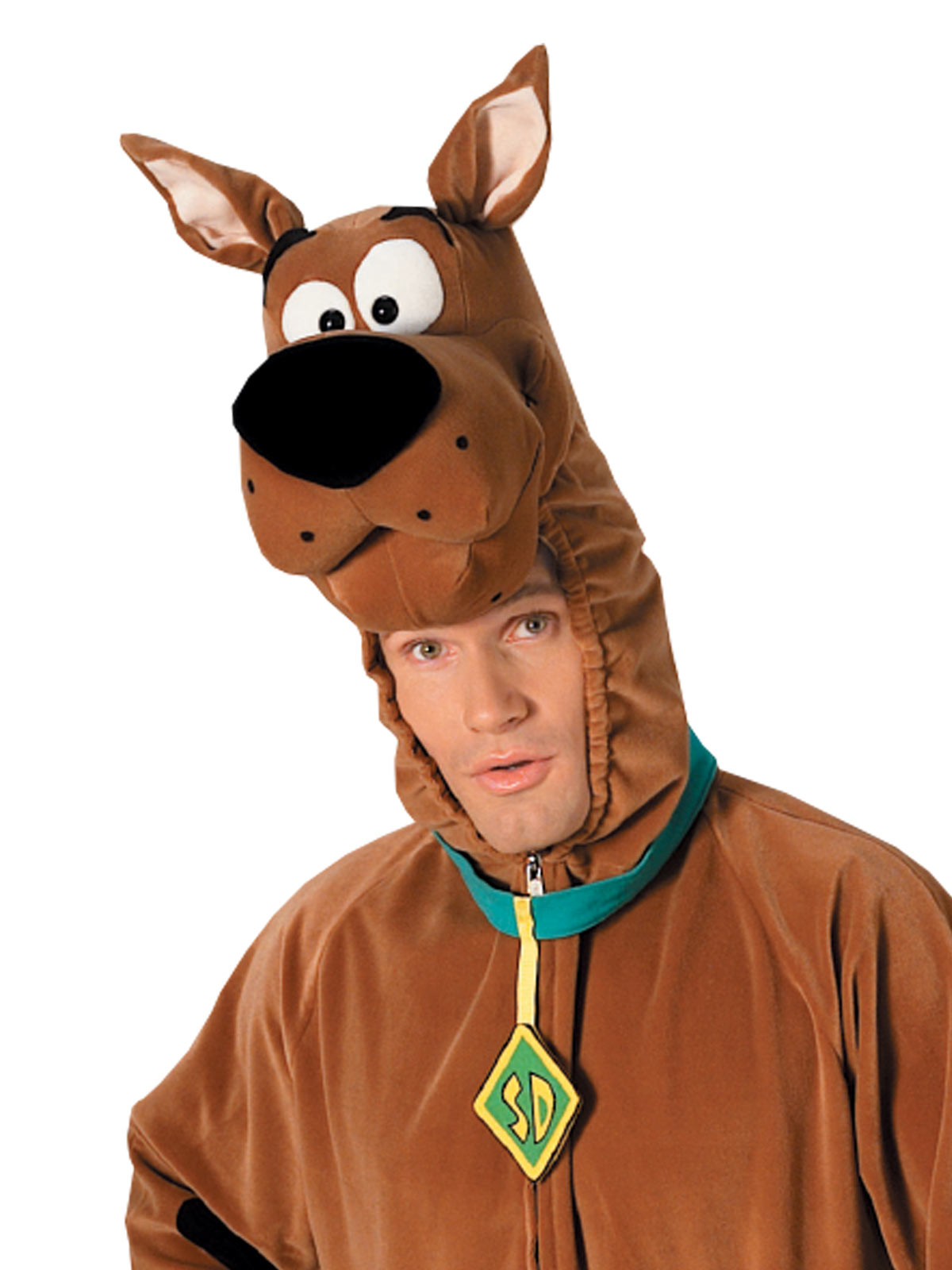 SCOOBY-DOO DELUXE COSTUME, ADULT - STD - Back