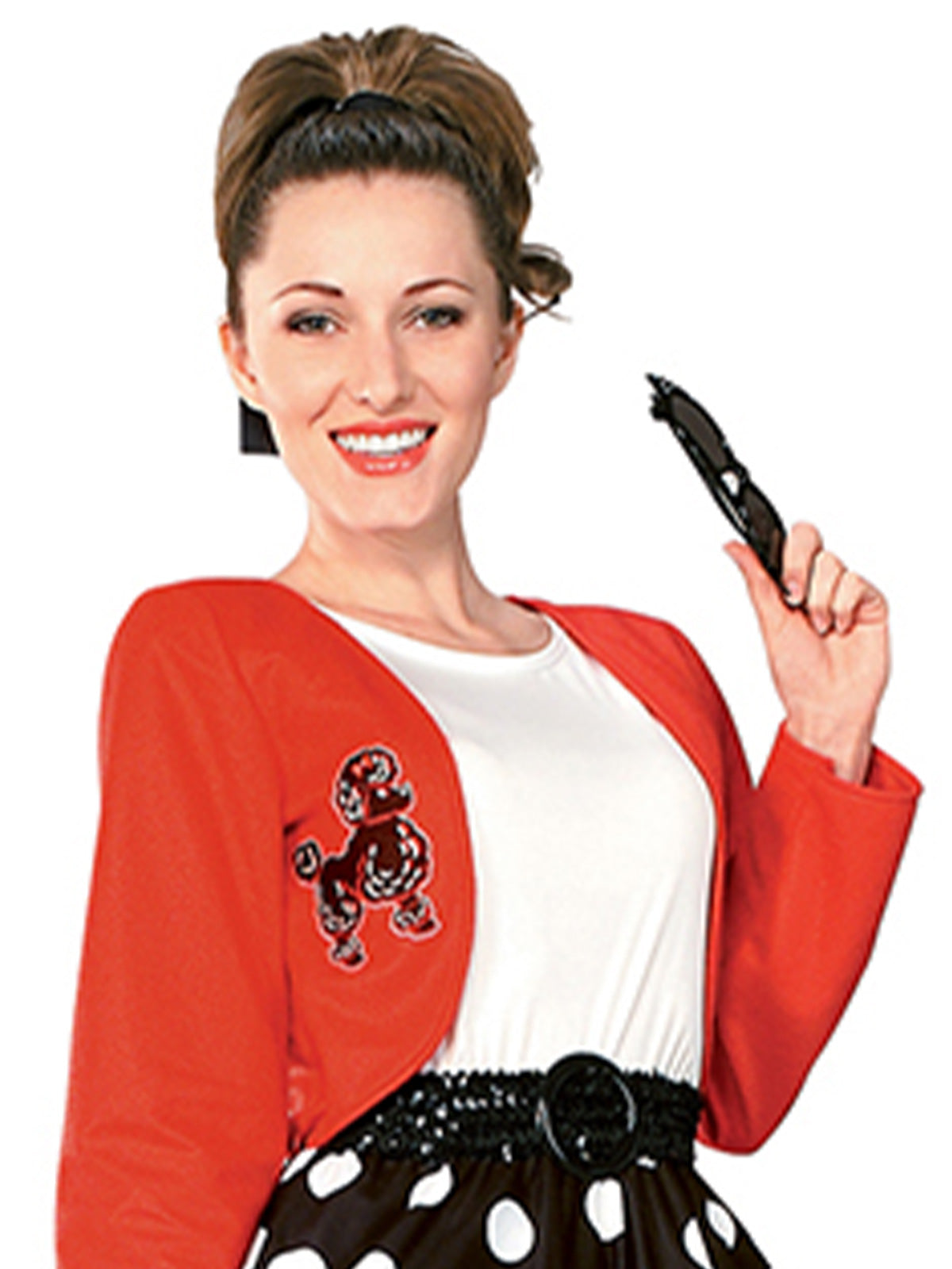 POLKA DOT ROCKER COSTUME, ADULT - STD - Back