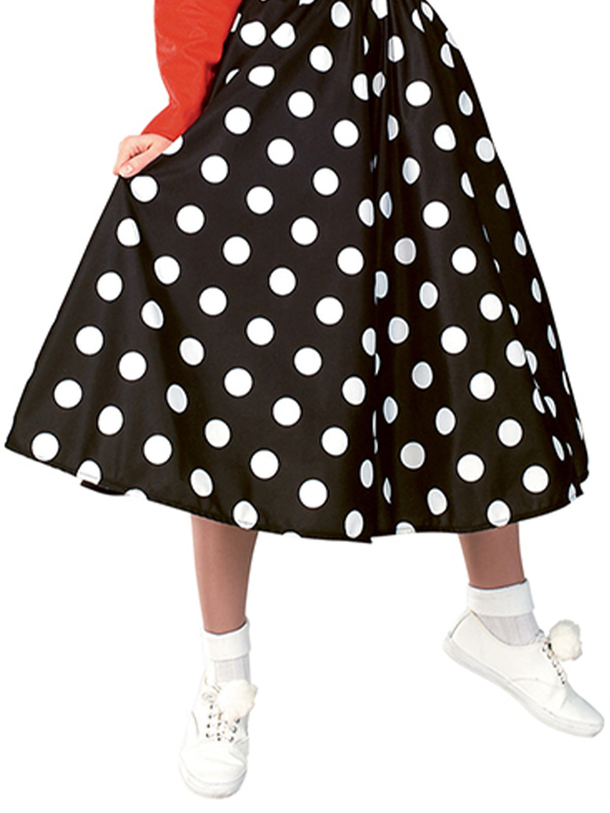 POLKA DOT ROCKER COSTUME, ADULT - STD - Side