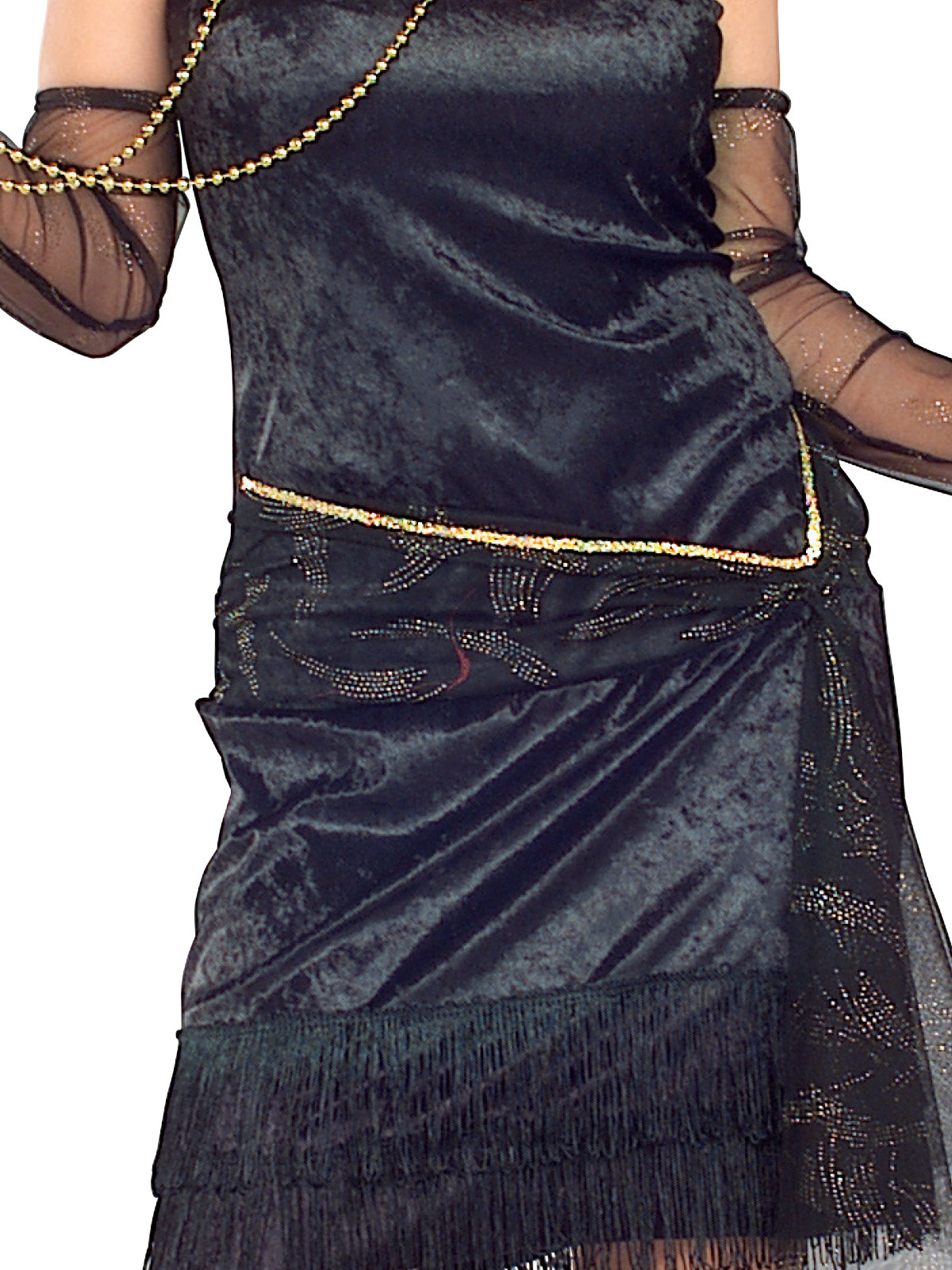 SPEAKEASY FLAPPER DRESS, ADULT - STD - Side